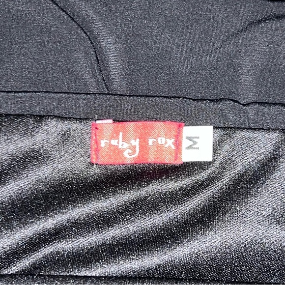 Ruby Rox Black Ruched Jumpsuit - Picture 4 of 4